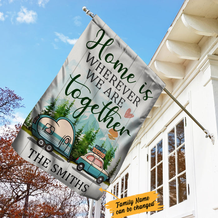 Personalized Camping Garden Flag JN302 85O34 1