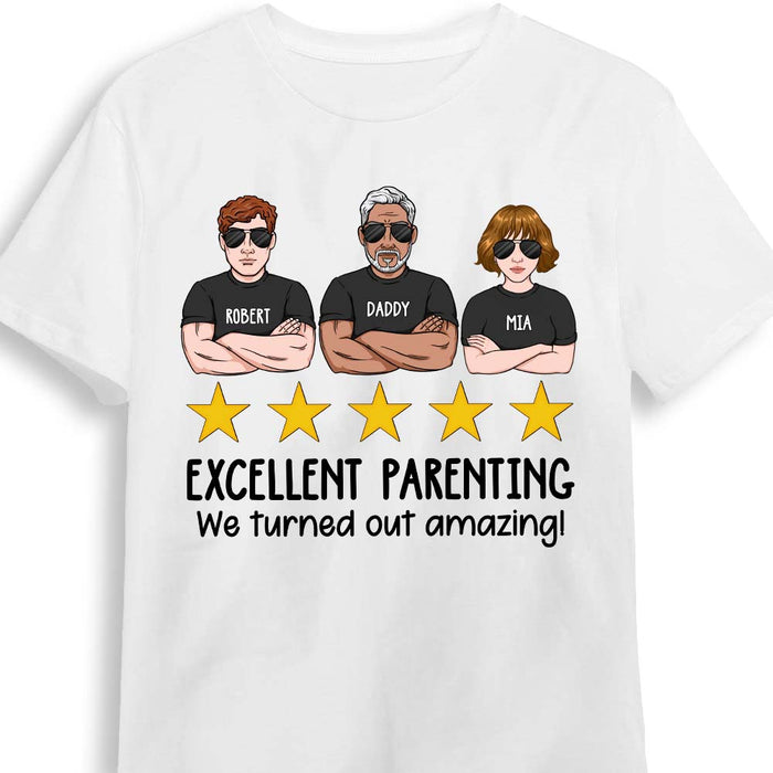 Personalized Excellent Parenting Shirt - Hoodie - Sweatshirt 24611 1