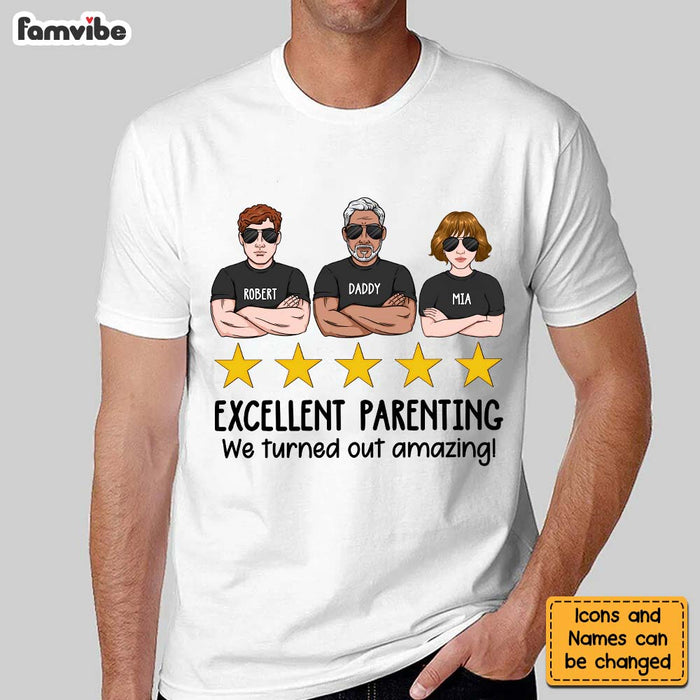 Personalized Excellent Parenting Shirt - Hoodie - Sweatshirt 24611 1