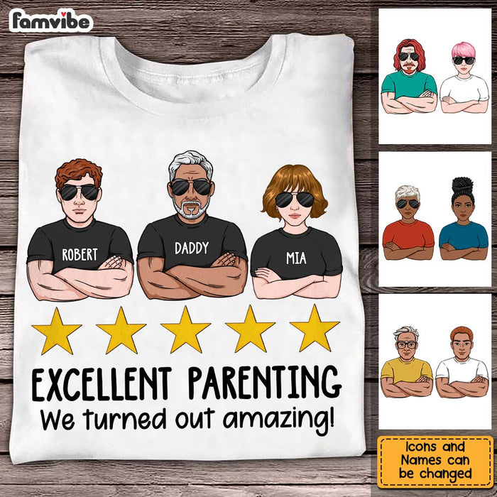 Personalized Excellent Parenting Shirt - Hoodie - Sweatshirt 24611 1