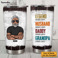 Personalized Legend Grandpa Steel Tumbler 24619 thumb 1