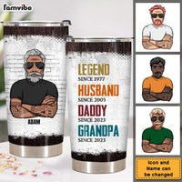 Personalized Legend Grandpa Steel Tumbler 24619 thumb 1