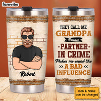 Personalized They Call Me Grandpa Steel Tumbler 24621 thumb 1
