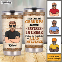 Personalized They Call Me Grandpa Steel Tumbler 24621 thumb 1