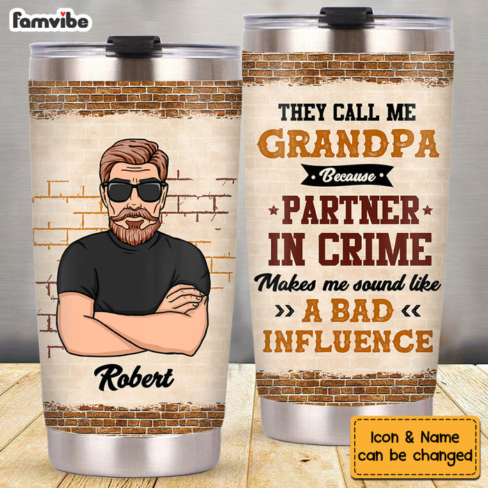 Personalized They Call Me Grandpa Steel Tumbler 24621 1