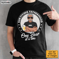 Personalized Survive Fatherhood Shirt - Hoodie - Sweatshirt 24622 thumb 1