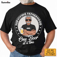 Personalized Survive Fatherhood Shirt - Hoodie - Sweatshirt 24622 thumb 1