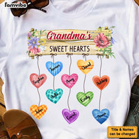 Personalized Gift Grandma's Heart Hanging Sign Shirt - Hoodie - Sweatshirt 24624 thumb 1