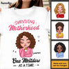 Personalized Surviving Motherhood Shirt - Hoodie - Sweatshirt 24625 1