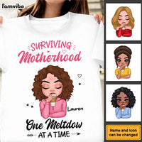 Personalized Surviving Motherhood Shirt - Hoodie - Sweatshirt 24625 thumb 1