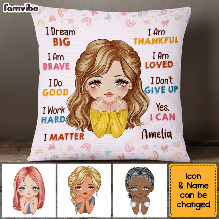 Personalized Gift For Daughter I Dream Big Pillow 24631 1