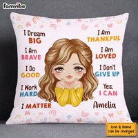 Personalized Gift For Daughter I Dream Big Pillow 24631 thumb 1