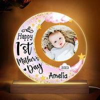 Personalized Mother's Day Gift For Baby For Mom Plaque LED Lamp Night Light 24635 thumb 1