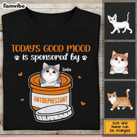 Personalized Gift for Cat Mom Today's Good Mood Shirt - Hoodie - Sweatshirt 24637 thumb 1