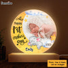 Personalized Baby's First Mother's Day Elephant Plaque LED Lamp Night Light 24640 1