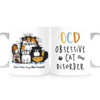 Personalized Obsessive Cat Disorder Mug 24642 thumb 1