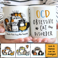 Personalized Obsessive Cat Disorder Mug 24642 thumb 1