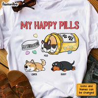 Personalized Gift Happy Pills for Dog Mom Shirt - Hoodie - Sweatshirt 24644 thumb 1