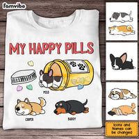 Personalized Gift Happy Pills for Dog Mom Shirt - Hoodie - Sweatshirt 24644 thumb 1