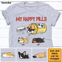 Personalized Gift Happy Pills for Dog Mom Shirt - Hoodie - Sweatshirt 24644 thumb 1