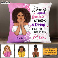 Personalized Gift For Mom She Is Warm Pillow 24646 thumb 1