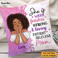 Personalized Gift For Mom She Is Warm Pillow 24646 thumb 1