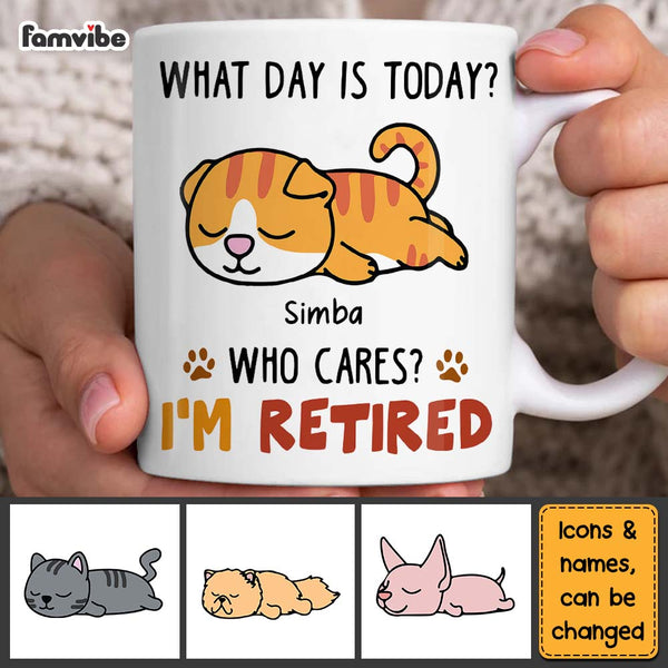 I'm Retired Personalized Double-Wall Ceramic Travel Mug