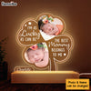 Personalized Mother's Day Gift For Baby For Mom I'm As Lucky As Can Be Plaque LED Lamp Night Light 24654 1