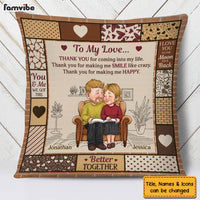 Personalized Gift For Couple Thank You Pillow 30611 thumb 1