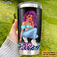 Personalized Gift For Woman She Is Strong Steel Tumbler 24658 thumb 1