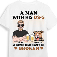 Personalized  Gift For Dog Dad A Man And His Dog Shirt - Hoodie - Sweatshirt 24663 thumb 1