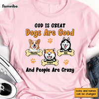 Personalized Dogs Are Good Shirt - Hoodie - Sweatshirt 24664 thumb 1