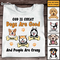 Personalized Dogs Are Good Shirt - Hoodie - Sweatshirt 24664 thumb 1