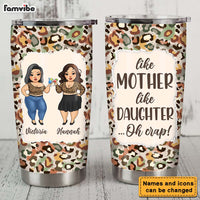 Personalized Gift For Chubby Woman Like Mother Like Daughter Steel Tumbler 24666 thumb 1