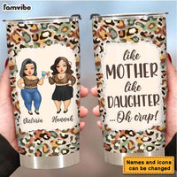 Personalized Gift For Chubby Woman Like Mother Like Daughter Steel Tumbler 24666 thumb 1