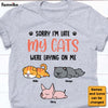 Personalized My Cats Were Laying On Me Shirt - Hoodie - Sweatshirt 24667 1