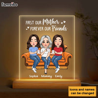 Personalized Gift For Mother And Daughter Plaque LED Lamp Night Light 24668 thumb 1