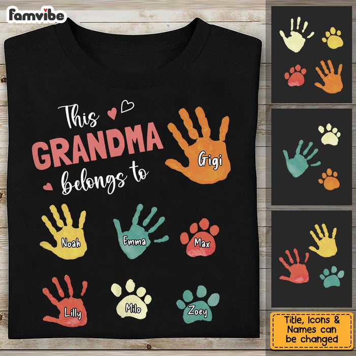 Personalized Gift For Grandma This Grandma Belongs To Shirt - Hoodie - Sweatshirt 24673 1