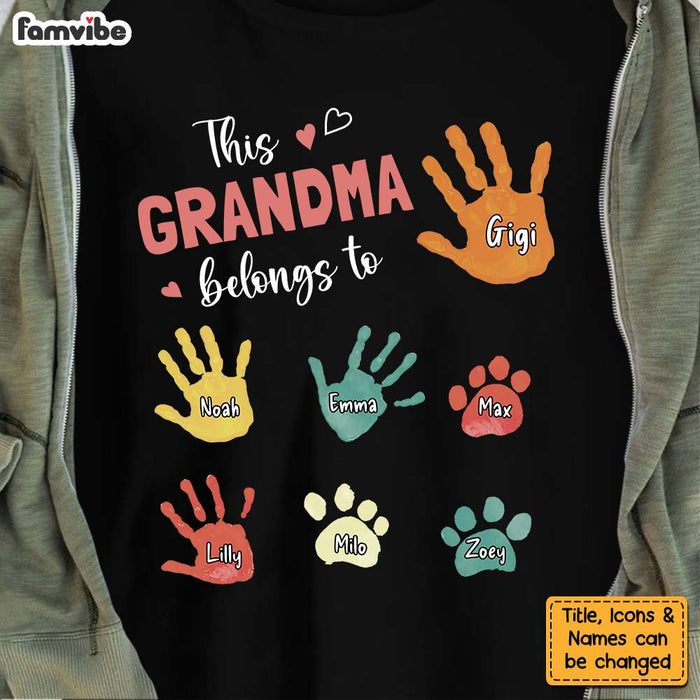 Personalized Gift For Grandma This Grandma Belongs To Shirt - Hoodie - Sweatshirt 24673 1