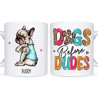 Personalized Dogs Before Dudes Mug 24675 thumb 1