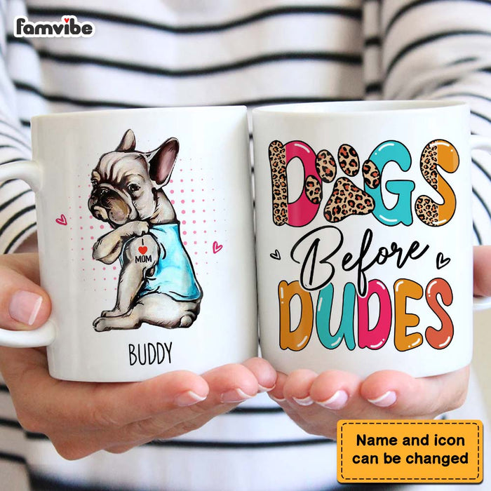 Personalized Dogs Before Dudes Mug 24675 1