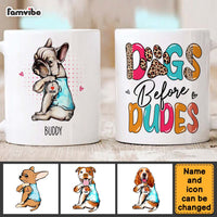 Personalized Dogs Before Dudes Mug 24675 thumb 1