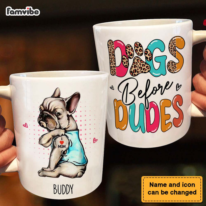 Personalized Dogs Before Dudes Mug 24675 1