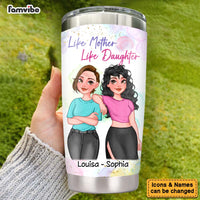 Personalized  Behind Every Crazy Daughter Is A Mother Who Made Her That Way Steel Tumbler 24676 thumb 1