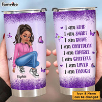 Personalized Gift For Woman I Am Kind Steel Tumbler 24677 thumb 1