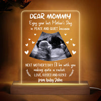 Personalized  Love Kisses And Kicks Plaque LED Lamp Night Light 24681 thumb 1