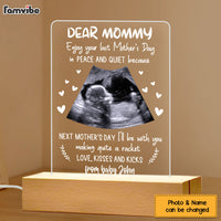 Personalized  Love Kisses And Kicks Plaque LED Lamp Night Light 24681 thumb 1