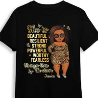 Personalized Gift For Woman She Is Stronger Than The Storm Shirt - Hoodie - Sweatshirt 24682 thumb 1