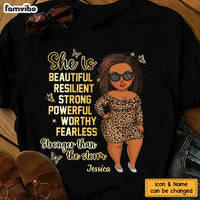 Personalized Gift For Woman She Is Stronger Than The Storm Shirt - Hoodie - Sweatshirt 24682 thumb 1