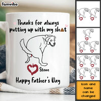 Personalized Gift For Dog Dad Mug 24683 thumb 1